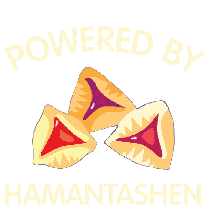 Powered By Hamantashen Happy Purim Costume Party Jewish Tall T-Shirt