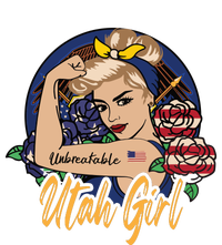 Utah Girl Utah Proud State Flag For Woman Valucap Bio-Washed Visor