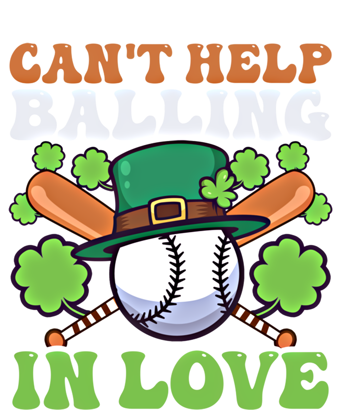 CanT Help Balling In Love Design St Patricks Baseball Gift Magnet