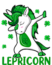 Dabbing Unicorn St PatrickS Day Irish Lepricorn Cute Gift Women's V-Neck T-Shirt