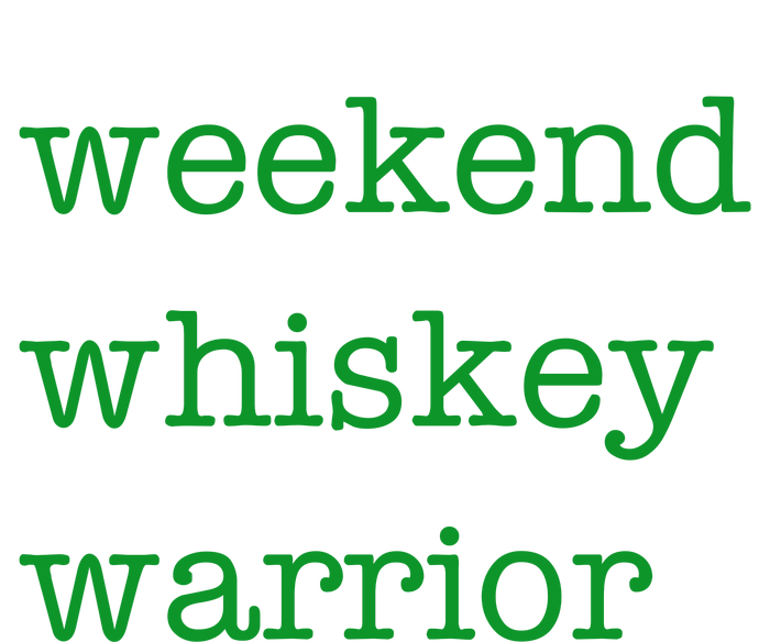 Weekend Whiskey Warrior Women's Knotted Racerback Tank