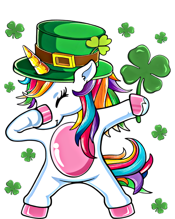 Dabbing Unicorn St Patricks Day Irish Dab Funny Gift T-Shirt