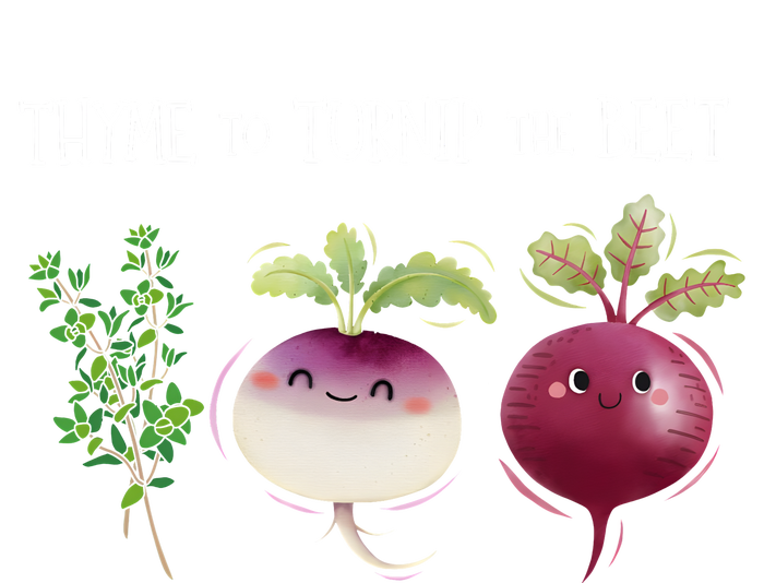 Thyme To Turnip The Beet Vegetable Cooling Performance Crew T-Shirt