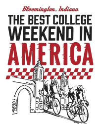 The Best College Weekend In America Bloomington Racing Club T-Shirt