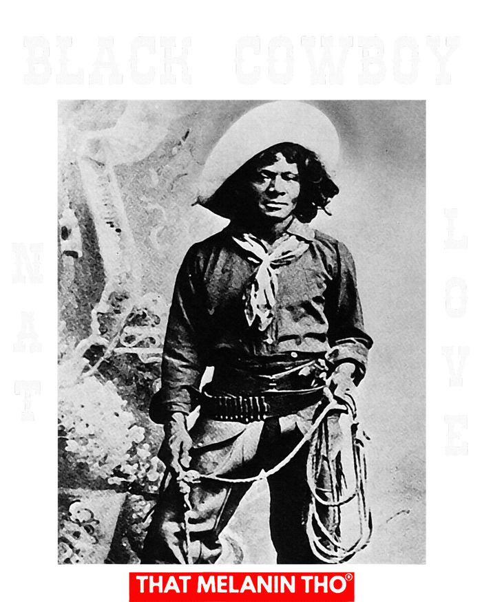 Black Cowboy Nat Love African American Cowboys Black History T-Shirt