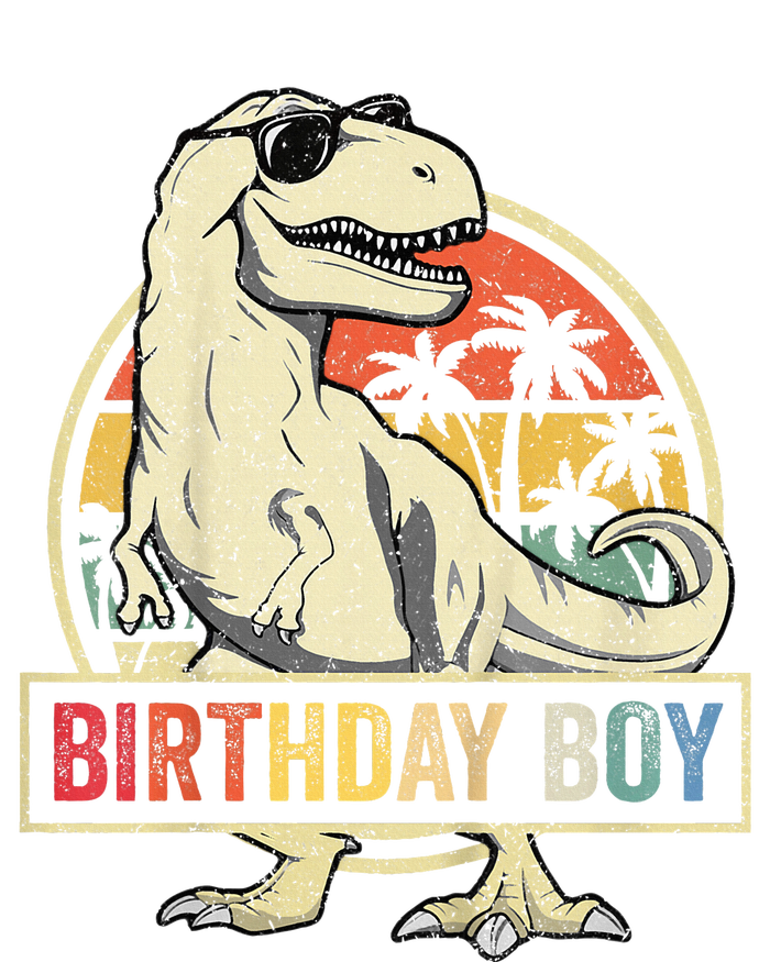 Birthday Boy Dino T Rex Dinosaur Boy Matching Family Sweatshirt Cinch Pack Bag