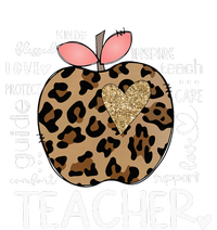 Teacher Life Leopard Apple Teachers Day Cooling Performance Crew T-Shirt