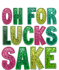 St. PatrickS Funny Oh For Lucks Sake Clover Printed Short Acrylic Beanie