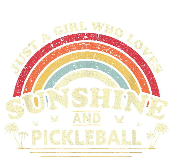 Pickleball A Girl Who Loves Sunshine And Pickleball Wool Snapback Cap