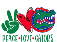 Peace Love Gator Cute Costume Animal Lover Alligator Platinum Collection Golf Towel