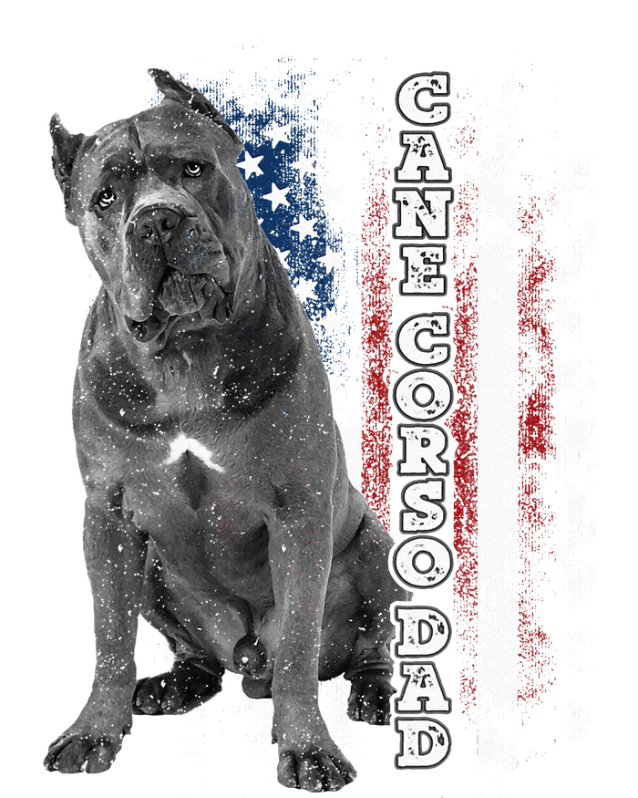 Cane Corso Dad Dog Owner Italian Mastiff Usa American Flag Women's Fleece Hoodie