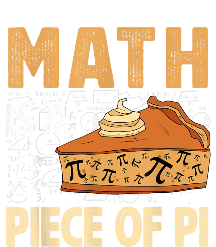 Math Is A Piece Of Pie Pi Day Pi 3.14 Symbol Funny Math Sustainable Bucket Hat