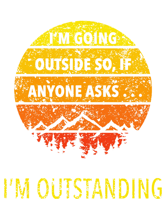 Funny Outdoor Dad Joke Pun IM Outstanding PosiCharge Competitor Tank