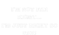 Funny IM Not Far Right IM Just Right So Far 2024 T-Shirt