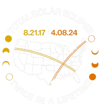 Total Solar Eclipse Twice In A Lifetime Aug 21 2017 April 08 2024 Performance Sprint T-Shirt