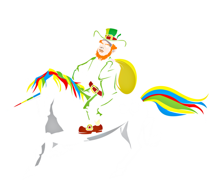 Funny St Patricks Day Leprechaun Unicorn St Paddys Gift Cool Gift T-Shirt