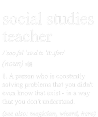 Social Studies Teacher Metallic Star Ornament