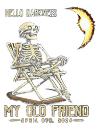 Hello Darkness My Old Friend Funny Skeleton Solar Eclipse PosiCharge Competitor Tank