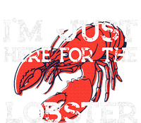 IM Just Here For The Lobster Funny Lobster Eating Seafood Women's T-Shirt