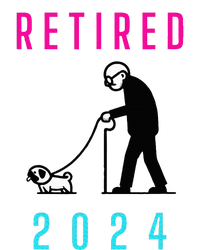 Retired 2024 Pug Owner Retirement Cooling Performance Crew T-Shirt