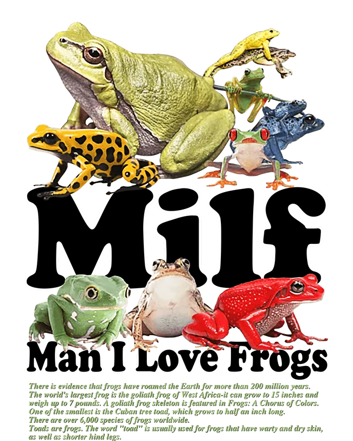 Milf Man I Love Frogs Garment-Dyed Sweatshirt