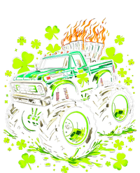 Monster Green Truck Shamrock St Paddys Day PosiCharge Competitor Tank