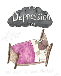 Marcus Pork ItS Depression Time And Forget To Leave The Bed Kids Hoodie