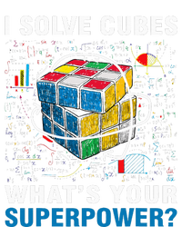 I Solve Cubes Superpower Funny Speed Cubing Women's Fleece Hoodie