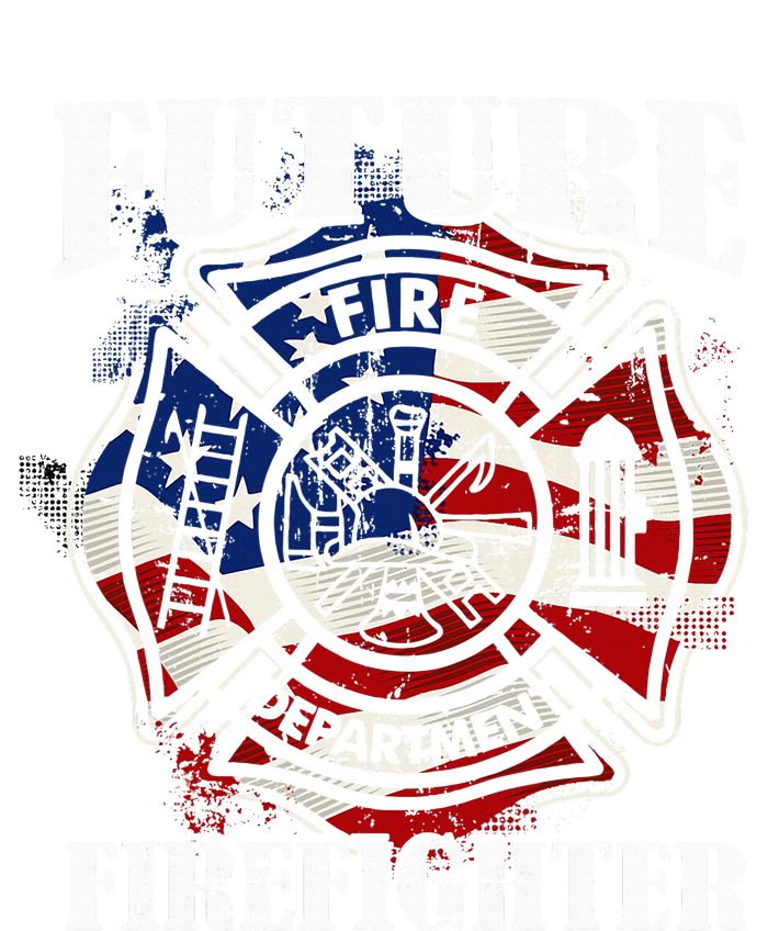 Future Firefighter Usa Flag Theme For Birthday Women's Fleece Hoodie