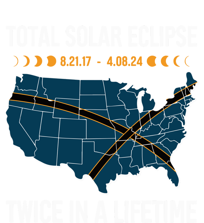 Total Solar Eclipse Twice In A Lifetime April 8 2024 Kids Hoodie