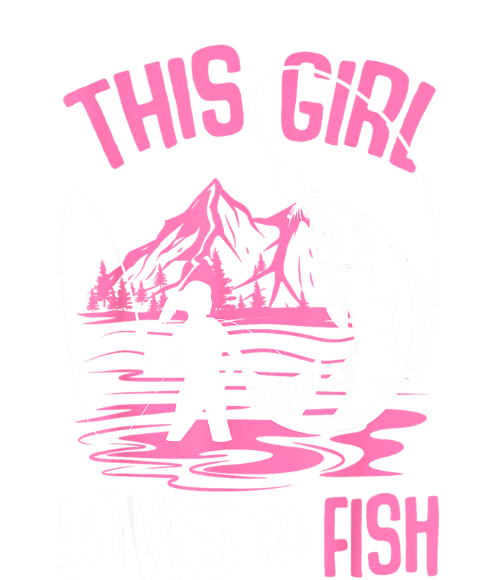 This Girl Loves To Fish Cool Fishing Girl Gifts Premium Hoodie