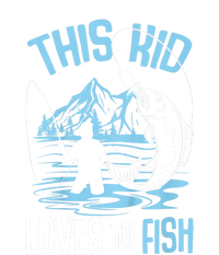 This Fish Loves To Fish Funny Fishing Boy Gifts Women's Pullover Hoodie