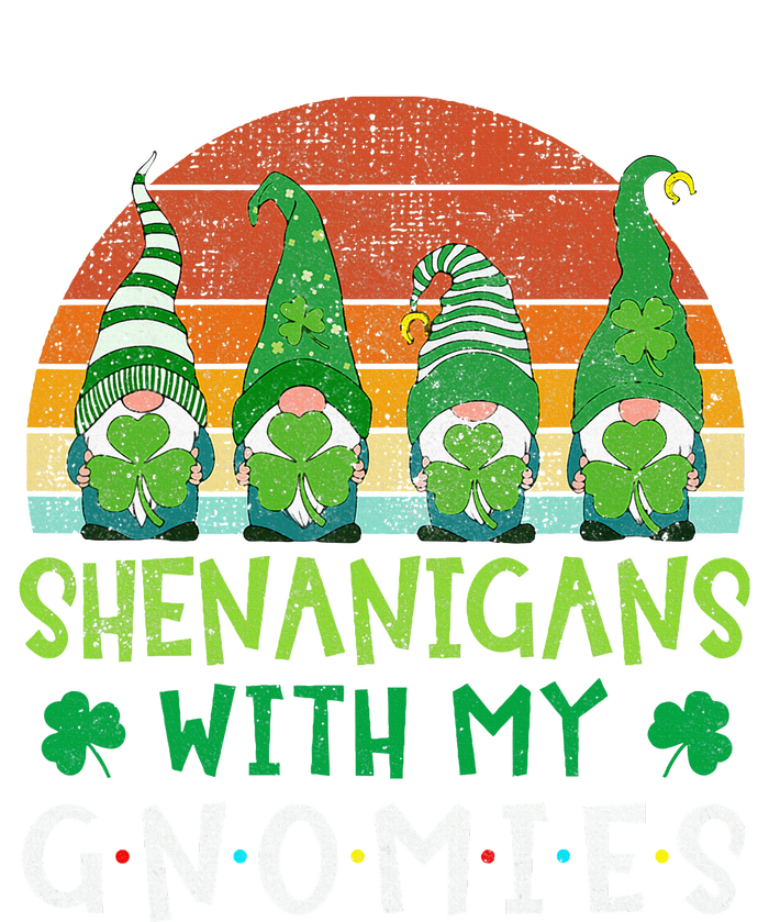 Let Shenanigans Begin Shamrock Gnomes Ladies Essential Flowy Tank