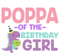 Poppa Of The Birthday For Girl Saurus Rex Dinosaur Party Button