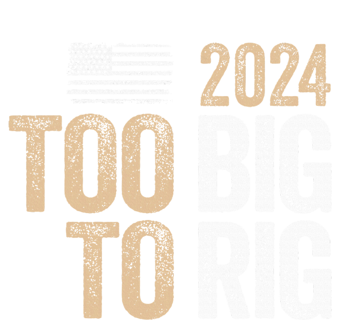 Too Big To Rig 2024 Elections Trump Saying Trump 2024 Women's Racerback Tank