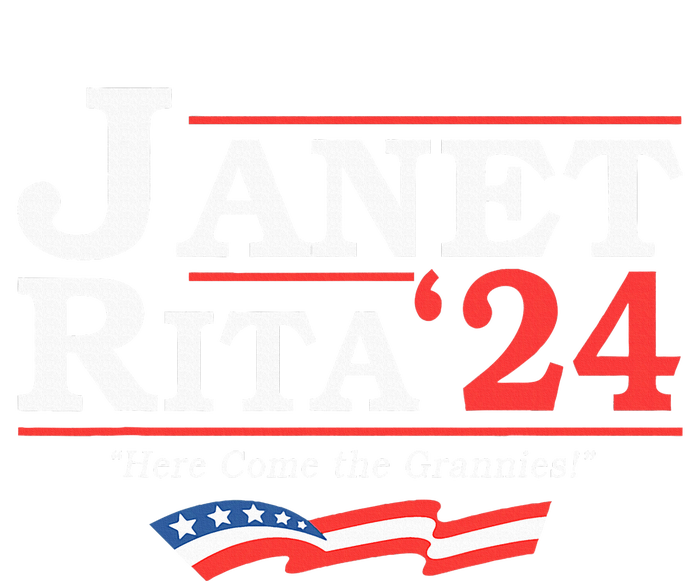 Janet And Rita 2024 Here Come The Grannies Cropped Pullover Crew