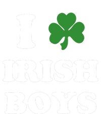 I Love Irish Boy St. Paddy Baby Ireland Hamrock Baby Funny St. Patricks Day Ladies Long Sleeve Shirt