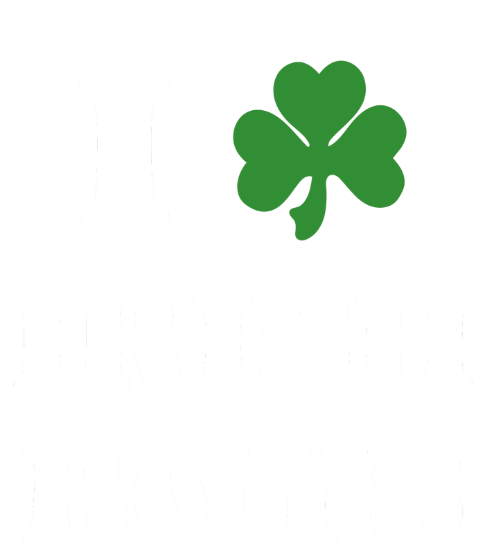 I Love Irish Boy St. Paddy Baby Ireland Hamrock Baby Funny St. Patricks Day Ladies Long Sleeve Shirt