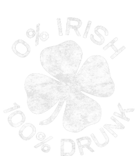 0% Irish 100% Drunk Vintage Saint Patricks Day Premium T-Shirt