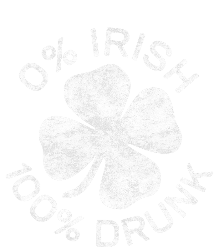 0% Irish 100% Drunk Vintage Saint Patricks Day Premium T-Shirt