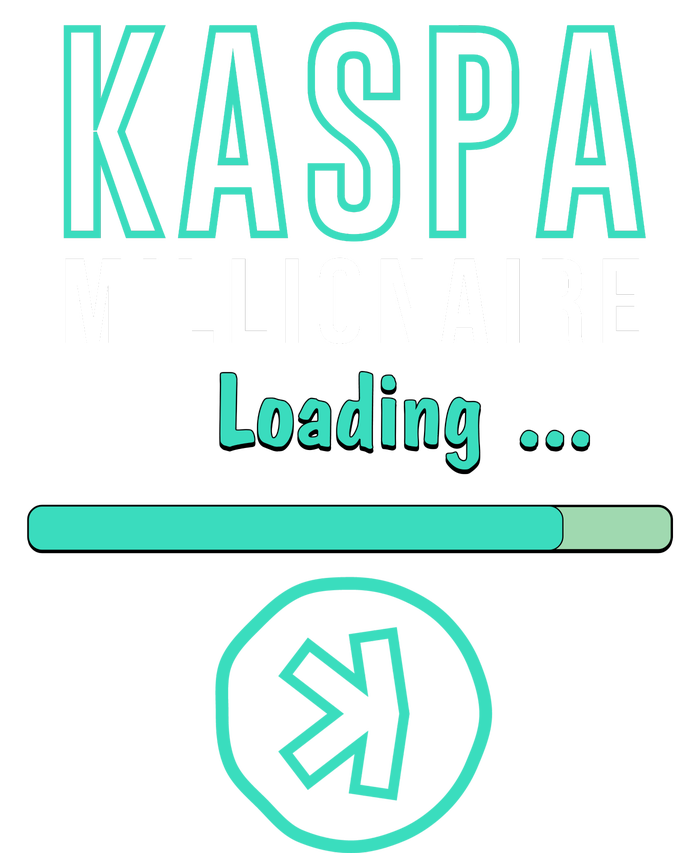 Kaspa Crypto Millionaire Loading Digital Bullrun Kaspa Miner T-Shirt