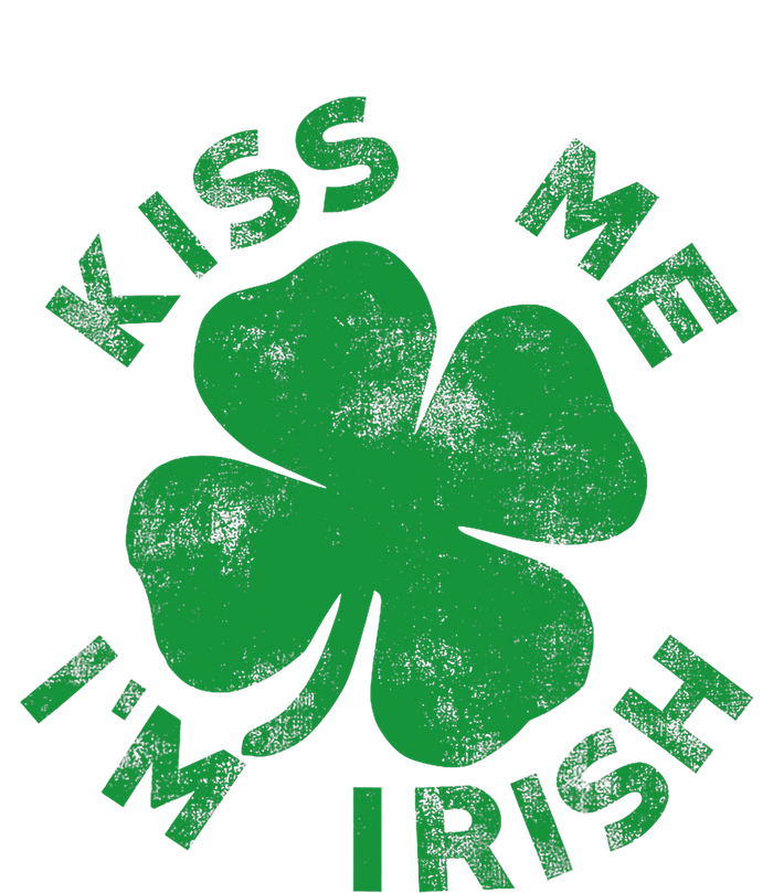 Kiss Me IM Irish Vintage Saint Patrick Day Funny 25L Jumbo Tote