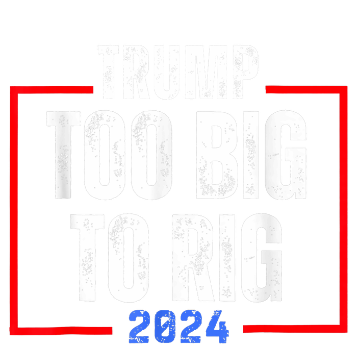 Too Big To Rig 2024 Elections Trump Saying Trump 2024 Yupoong Adult 5-Panel Trucker Hat