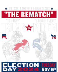 The Rematch The Don And Crooked Joe Pro Trump 2024 Funny Insulated Varsity Jacket