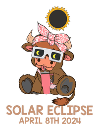 Highland Cow Solar Eclipse April 8th 2024 Toddler Sweatshirt