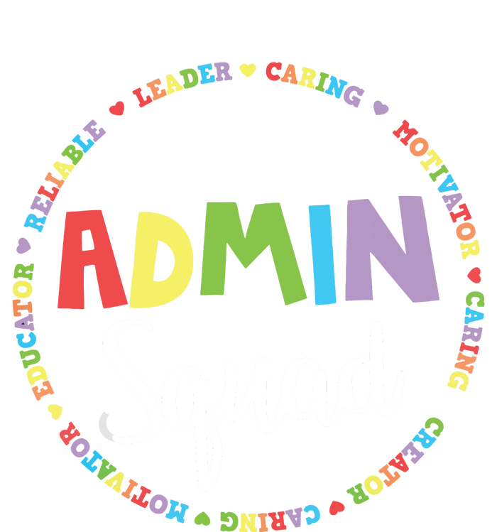 Admin Squad School Assistant Principal Crew Administrator Kids Long Sleeve Shirt