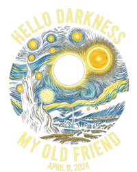 Hello Darkness My Old Friend Solar Eclipse April 8 2024 Vintage Design Women’s Perfect Tri Rocker Tank