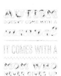 Autism Mom Manual Who Never Gives Up For Autism Awareness Tie Dye Hoodie