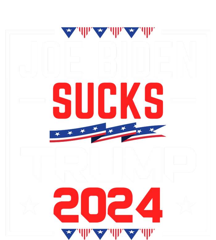 Joe Biden Sucks Trump 2024 For President Political Election Zip Tote Bag