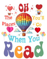 Hot Air Balloon Oh The Places You’Ll Go When You Read Women's T-Shirt